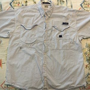 Vintage Columbia Super Bone Head Button Down SS Shirt